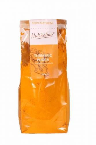 Turmeric pudra, 200g - Nutrissimo