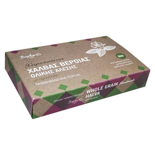 Halva integrala cu migdale 200g, ECO-bio, BioAgros