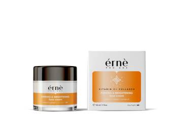 Crema tonifianta si iluminanta zi/noapte pentru fata cu Vitamina C si Colagen 60+, 50ml, Erne