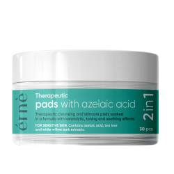 Plasturi faciali terapeutici cu Acid azelaic 2 in 1 pentru ten sensibil si irirat, 30 bucati, Erne