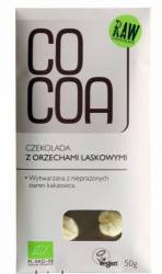 Ciocolata raw-vegan cu alune, eco-bio, 50g, Cocoa