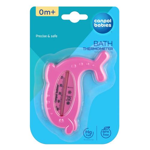 Termometru pentru baie cu model delfin 2/782_PIN, 1 bucata, Canpol babies