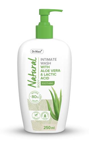 Dr. Max Natural Gel intim cu aloe vera si acid lactic, 250ml