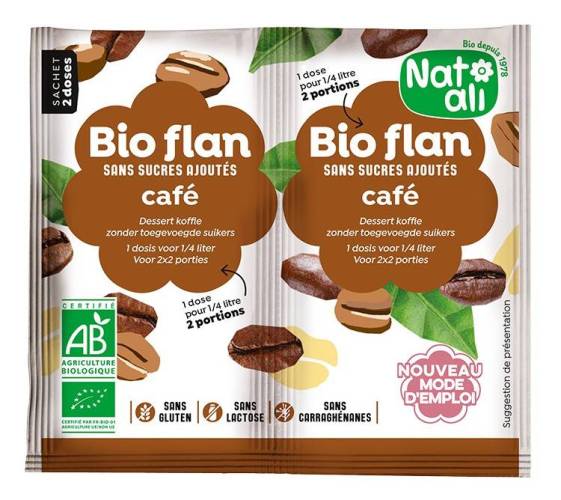 Budinca de cafea, 2 bucati x 5.5 g, 11 g, Nat-ali