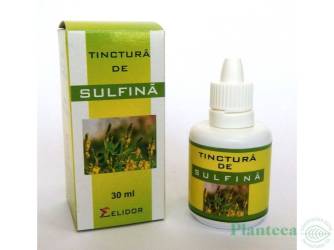 Tinctura de Sulfina, 30 ml, Pontica Elidor