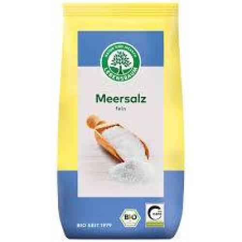 Sare de mare fina, neiodata, eco-bio, 500 g, Lebensbaum