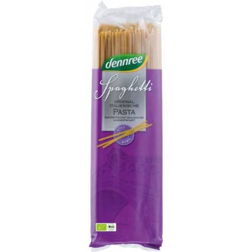 Spaghete din grau dur integral, eco-bio, 500g - Dennree