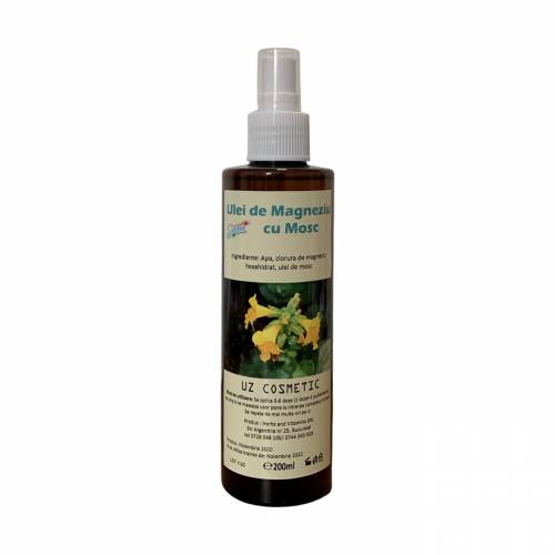 Ulei de magneziu cu mosc, 200ml - Doctor Trust Remedies