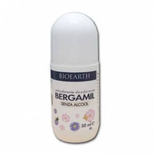 Deodorant Bergamil cu piatra de alaun si uleiuri esentiale, 50ml - Bioearth