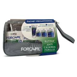 Pachet Forcapil Anti-caderea parului 3*30 comprimate + Sampon impotriva caderii parului, 200ml, Arkopharma