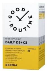 Daily D3 +K2 Good Routine  30 capsule Secom