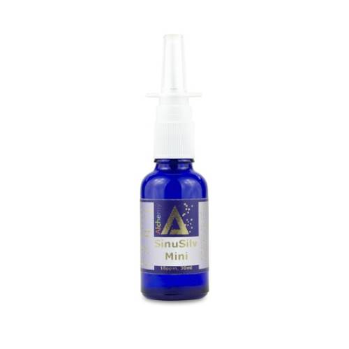 Mini atomizator nazal cu argint coloidal SinuSilv 10ppm, 30ml, Alchemy