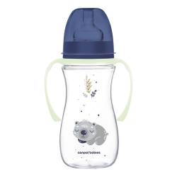 Biberon anticolici cu gat larg Sleepy Koala 35/238_BLU, 300ml, Canpol babies