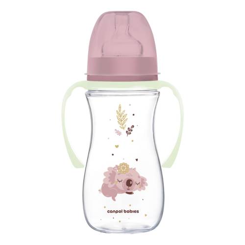 Biberon anticolici cu gat larg Sleepy Koala 35/238_PIN, 300ml, Canpol babies