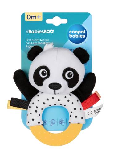 Jucarie senzoriala pentru bebelusi cu inel gingival BabiesBoo 68/086, 1 bucata, Canpol babies