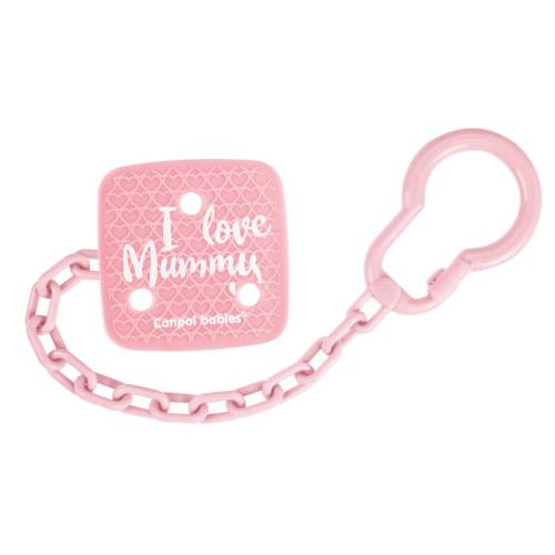 Lantisor pentru suzeta I Love Mummy 2/434_PIN, 1 bucata, Canpol babies