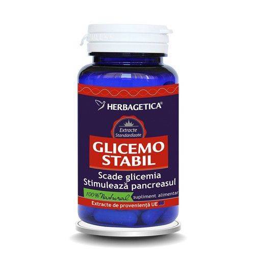 GLICEMO STABIL, 60 capsule, Herbagetica