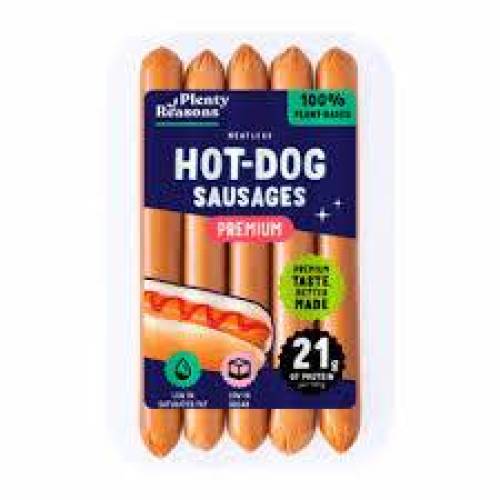 Alternativa vegana la carnati Hot-dog Premium, 160 g, Plenty Reasons