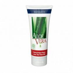 Gel de aloe vera cu arbore de ceai, 100ml - Bioearth