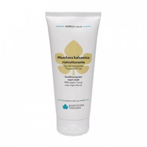 Masca pentru par ondulat si cret, 200ml - Biofficina Toscana