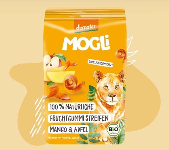 Jeleu cu mango si Psylium, eco-bio, 25 g, Mogli