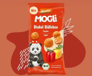 Crutoane de spelta cu paprika, eco-bio, 40 g, Mogli