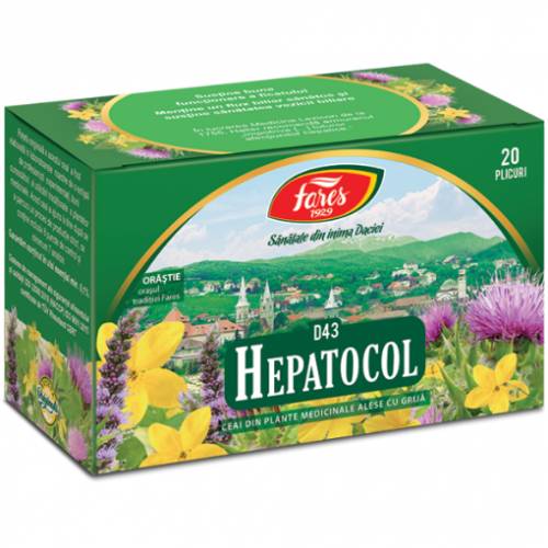Fares Ceai Hepatocol - 20 Plicuri