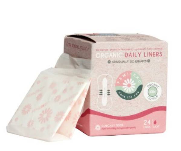 Femieko absorbante organice zilnice 24 bucati