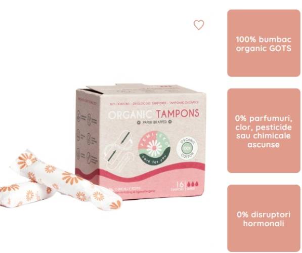 Femieko tampoane organice super 16 buc