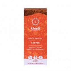 Vopsea de par naturala, culoare Cupru, 100g - Khadi