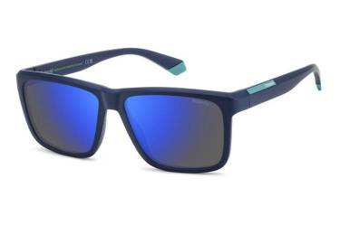 Polaroid ochelari de soare (S) 2164/S FLL 58 15 matte blue polarizat eco safilo