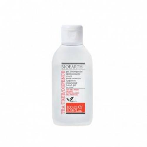 Gel igienizant cu alcool si tea tree, 100ml - Bioearth