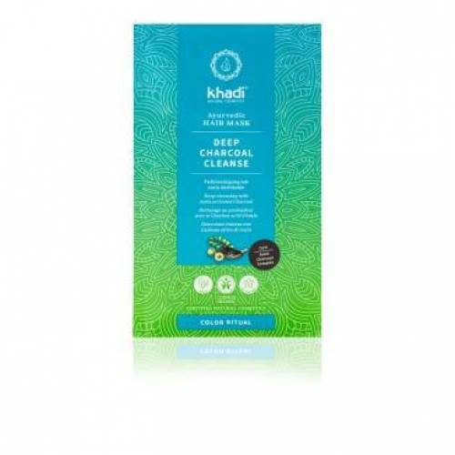 Masca inlaturare silicon Deep Charcoal, 50g - Khadi