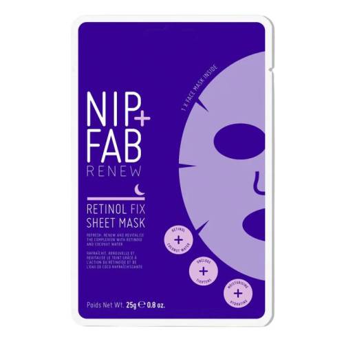 Masca tip servetel pentru fata Retinol Fix, 25g, NIP+FAB