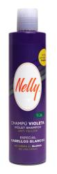 Sampon pentru par alb/gri sau blond platinat, 250ml, Nelly