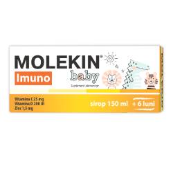 Sirop Molekin Imuno Baby 6 luni, 150 ml, Zdrovit