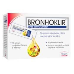 Bronhoklir  sirop pentru fumatori, 15 plicuri * 5 ml
