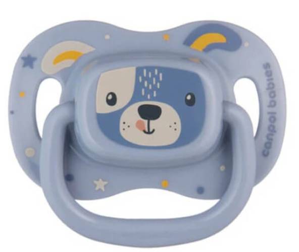 Canpol 34/926 suzeta blue simetrica din silicon 18luni +