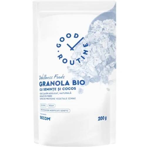 Granola Bio cu seminte si cocos Good Routine 200 g