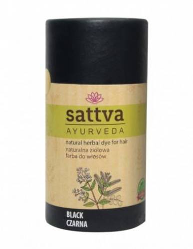 Vopsea Henna Negru, 150gr – Sattva Ayurveda