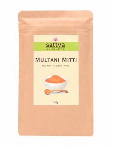 Argila Multani Mitti,100g – Sattva Ayurveda