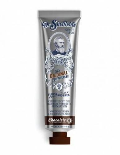 Pasta de dinti cu ciocolata, fara fluor, pentru copii, 88ml - Dr. Sheffields