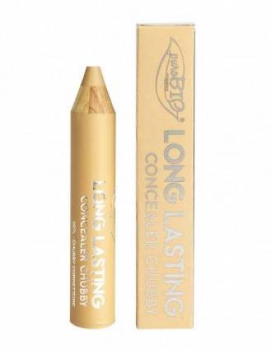 Concealer creion, Chubby Beige Pesca 027L, Long Lasting, PuroBIO