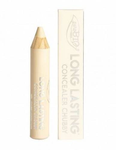 Concealer creion, Chubby Beige Rosato 025L, Long Lasting, PuroBio