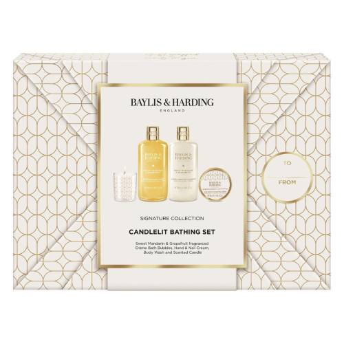 Set cadou cosmetice pentru corp, Sweet Mandarin&Grapefruit, 4 piese, Baylis & Harding