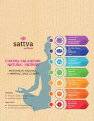 Set betisoare parfumate 7 Chakre, 49 buc - Sattva Ayurveda