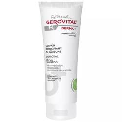 Sampon detoxifiant cu carbune H3 Derma+, 200 ml, Gerovital