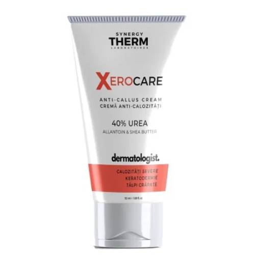 Synergy Therm Xerocare Dermatologist Crema anti-calozitati 40% uree, 50 ml