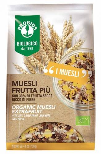 MUSLI CU MULTE FRUCTE, eco-bio, 750g, Probios