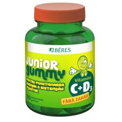 Beres Junior Gummy Vitamina C+D3, 20cp.Gum